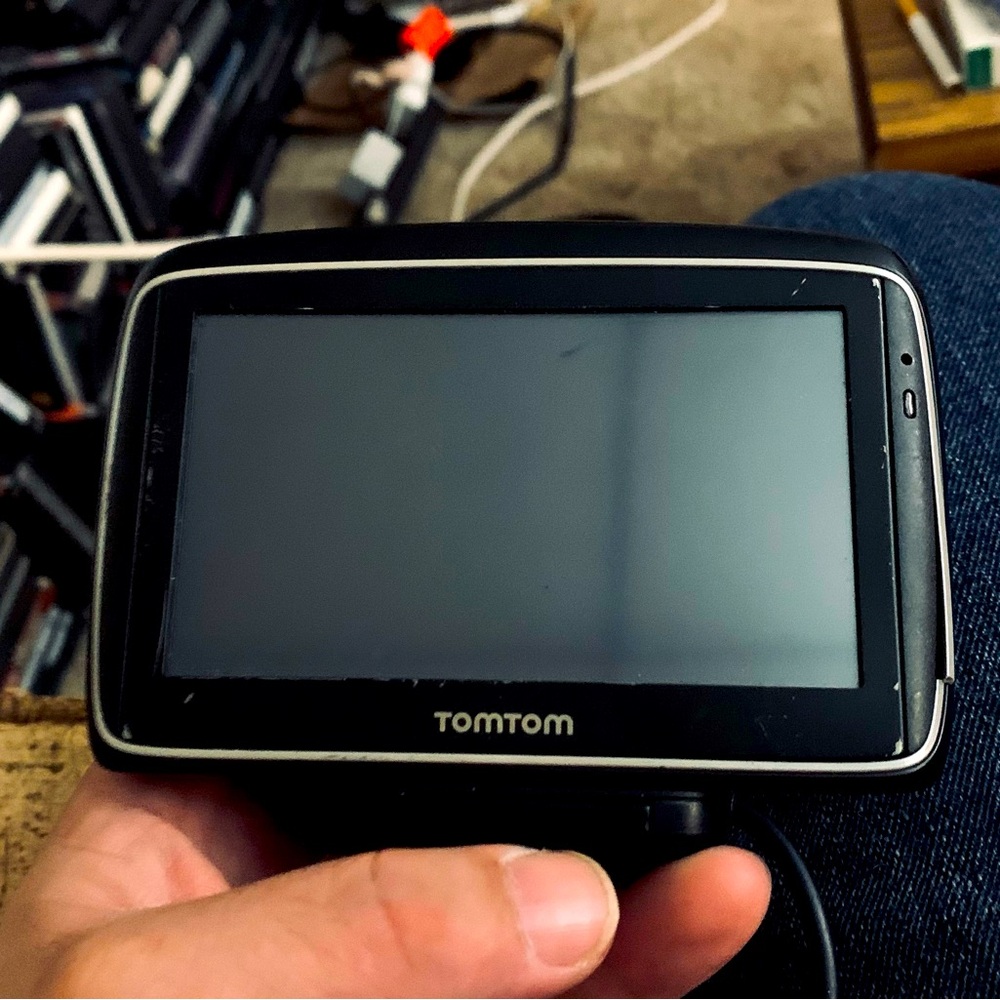 Tom Tom touchscreen GPS device